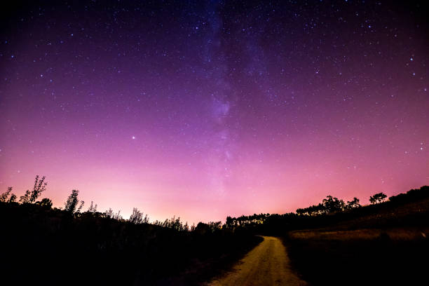 istock Dirt roadway to the Milky way 1136438739