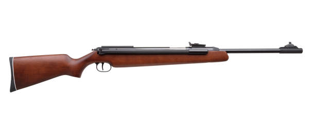 istock pneumatic rifle isolated on white background 1136442108