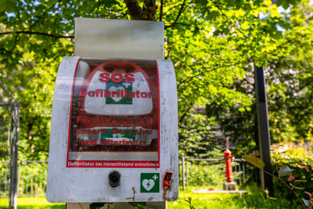 istock The defibrillator in the park, Germany 1136442177