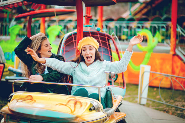 istock We gonna have fun at amusement park 1136444338