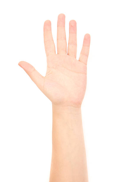 Hand gesture stock photo