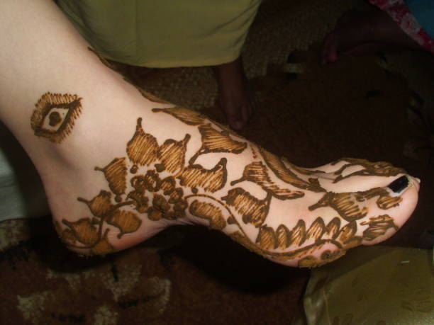 istock Moroccan bride and wonderful henna 1136445709