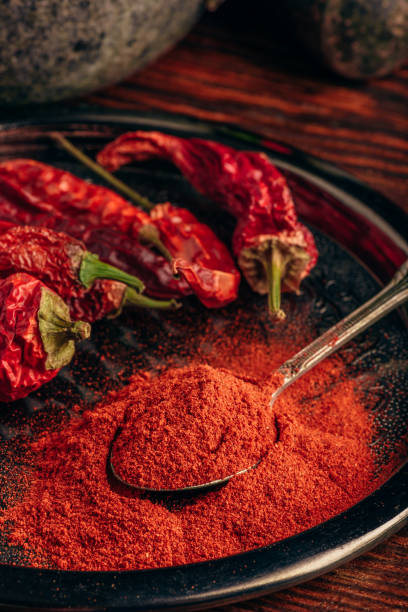istock Spoonful of ground chili pepper 1136447238