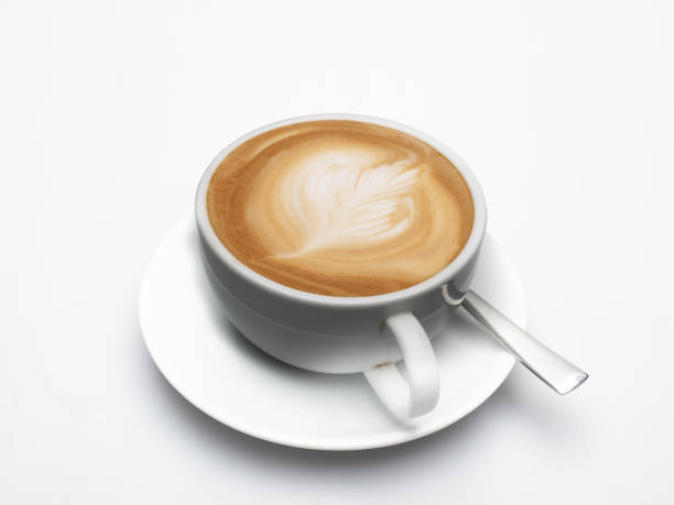istock Close shots, hot coffee in a white cup 1136448500