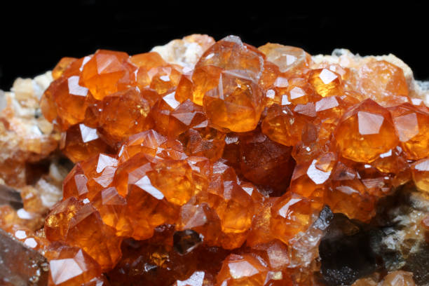 istock Orange Spessartine Garnets 1136450298