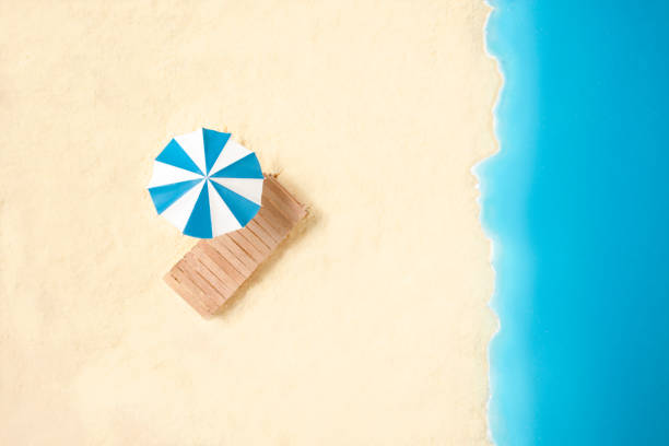 Summer background Beach, Summer,Sand, Sea,High Angle View,Holiday beach umbrella photos stock pictures, royalty-free photos & images