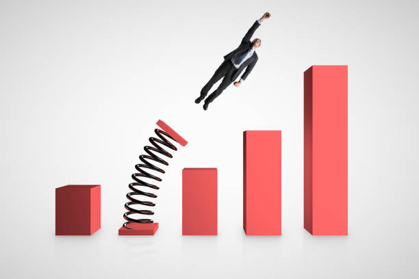istock Financial growth and economy concept 1136460675