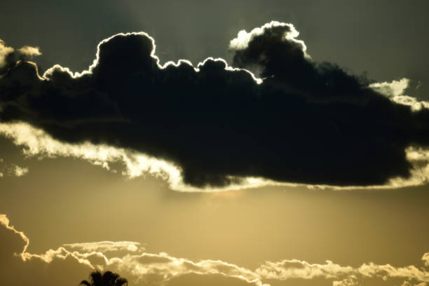 A Silver Lining in the Clouds stock photo