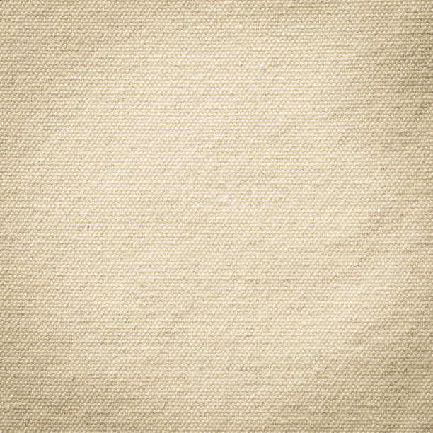 istock Beige canvas burlap old aged texture background with cotton fabric pattern for arts painting backdrop, sacking and bagging design 1136476632