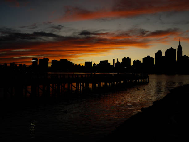 istock Sunset over the East River 1136478929