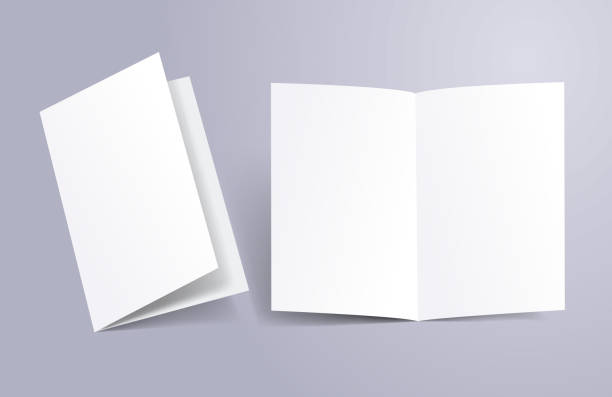 パンフレットの開閉 - brochure blank paper book cover点のイラスト素材／クリップアート素材／マンガ素材／アイコン素材