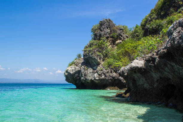 istock Beautiful tropical beach and sea 1136498028