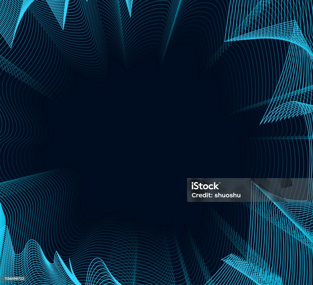 Color Pattern Background Technology Color Blend Wave Line Technology Pattern Background Stock Illustration ...