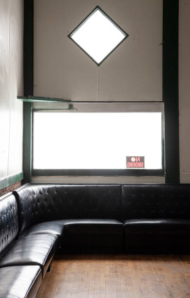 istock Built in padded Seating and Window at a Meeting Hall 1136498861