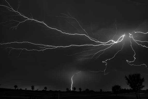 istock SummerThunder and Lightning Storm Over The Ranch 1136501974