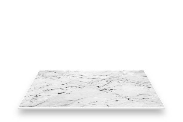 istock Top counter marble perspective isolated on white screen 1136505584