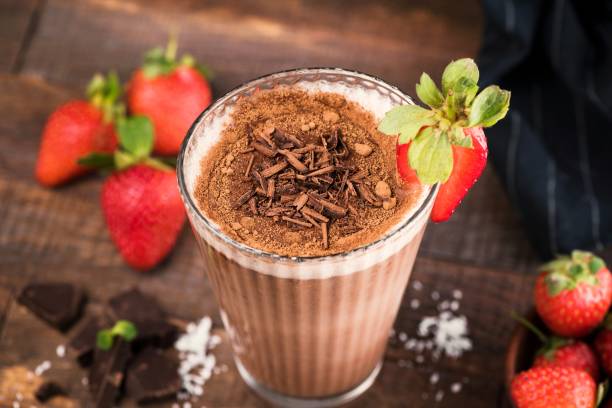 istock Strawberry Chocolate Milkshake 1136505763