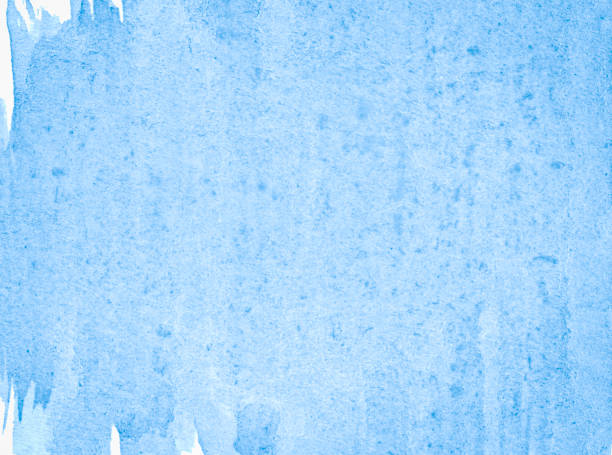 istock Light blue pastel watercolor frame with torn strokes and stripes. Abstract background for design, layouts and patterns. 1136511538