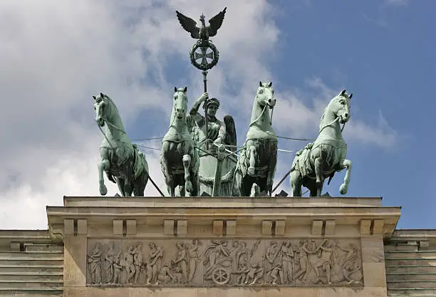 Photo of Brandenburg Gate detail