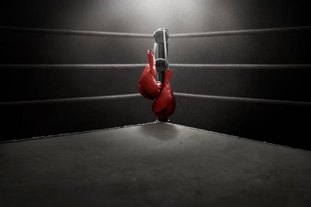 Boxing gloves hanging Boxing gloves hanging boxing glove stock pictures, royalty-free photos & images