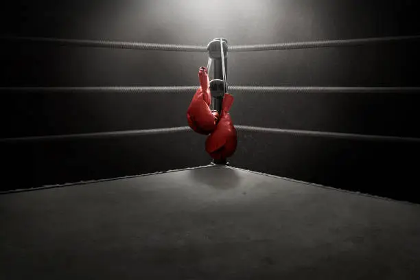 Photo of Boxing gloves hanging