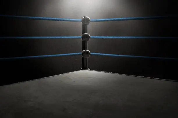 Photo of Professional boxing ring