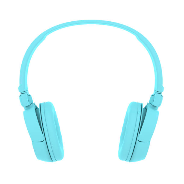 istock Painted Blue Headphones 1136527146