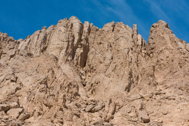 istock Rocky mountain peak in a desert environment 1136530328