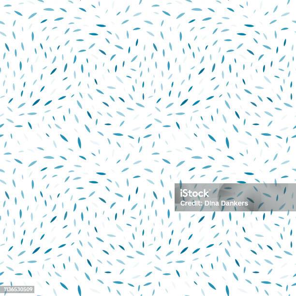 Small Shape Pattern Vector Seamless Abstract Background Freehand Small Shapes Doodles ...