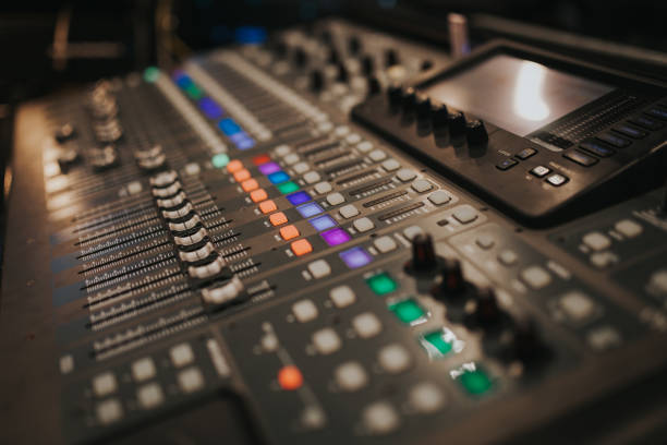 istock Close-Up Of Sound Mixer 1136532418