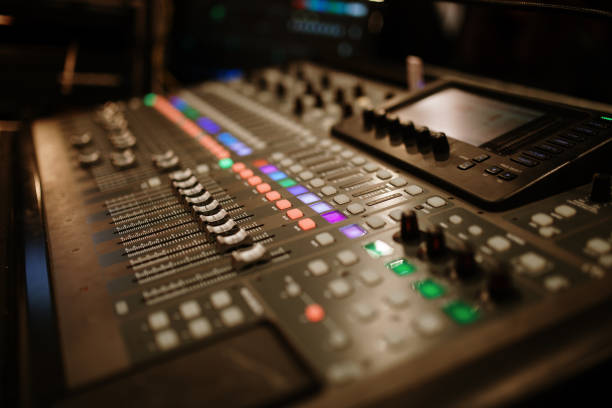 istock Close-Up Of Sound Mixer 1136532422