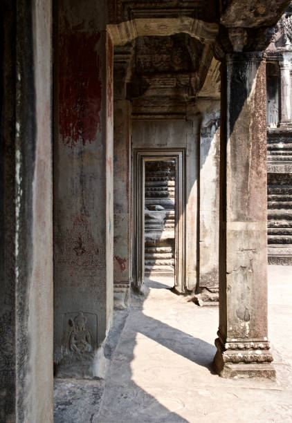 istock Architecture of ancient temple complex Angkor, Siem Reap 1136537554
