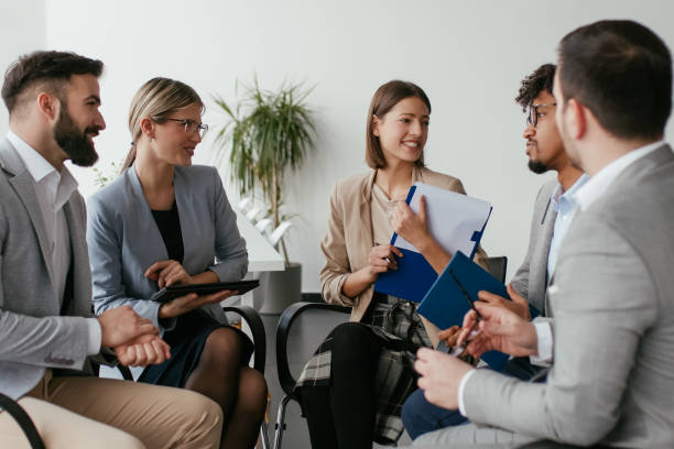 istock Multi-ethnic business meeting for new start up 1136543395