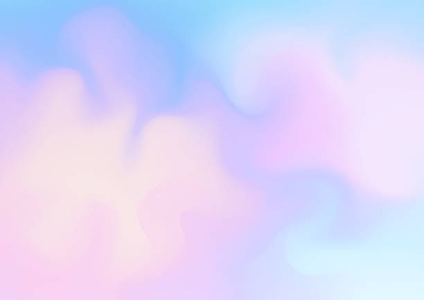 свежий абстрактный фон в синем и розовом цветах. - pastel stock illustrations
