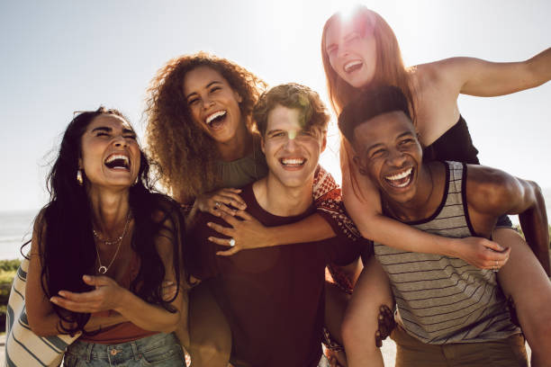istock Carefree friends enjoying weekend together 1136550679