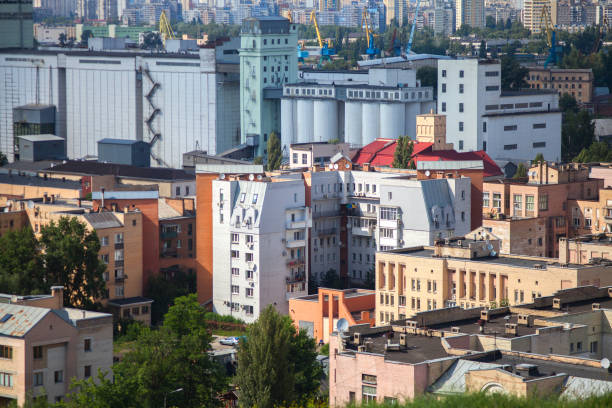 istock Podol district in Kiev, Ukraine 1136555686