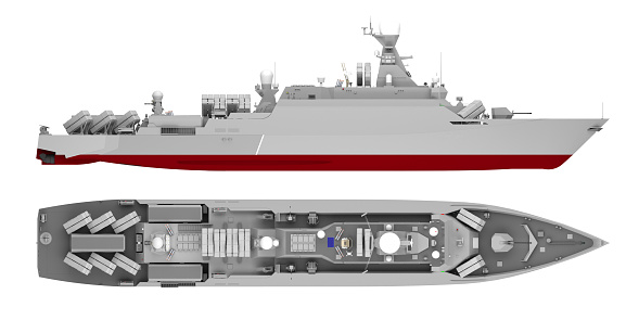 Peenemuende, Germany, May 12, 2022 - The former Soviet submarine K-24, later B-124 and today U-461 as a museum ship in the harbor of Peenemuende