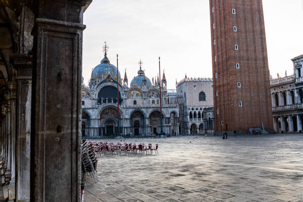 istock San Marco square and the bell tower in Venice, Italy 1136557565