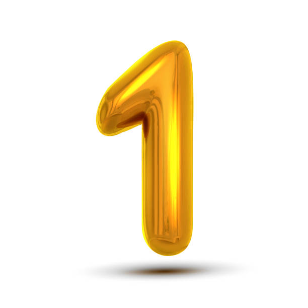 istock 1 One Number Vector. Golden Yellow Metal Letter Figure. Digit 1. Numeric Character. Alphabet Typography Design Element. Party Foil Symbol. Numeral Bright Metallic 3D Realistic Illustration 1136559177