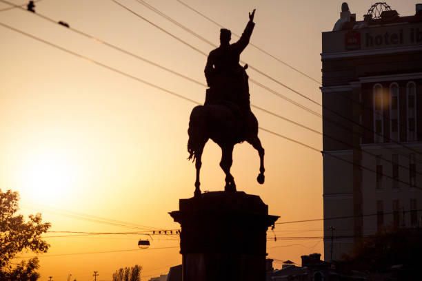 istock Voroshilov Monument, Kiev, Ukraine 1136560524