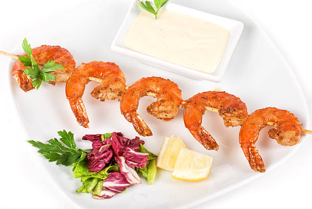 istock Fried kebab of shrimps 113656127