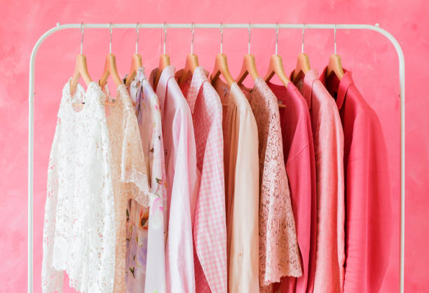 istock Pink colored women clothes 1136563890