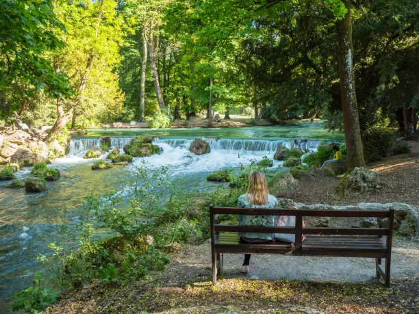 Photo of Woman relax English Garden in Munich