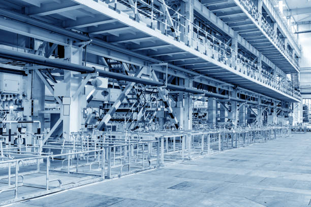 istock Automobile factory production workshop 1136570972