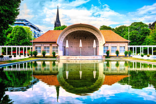 The concert shell in the drinking cure facility in Bad Nauheim