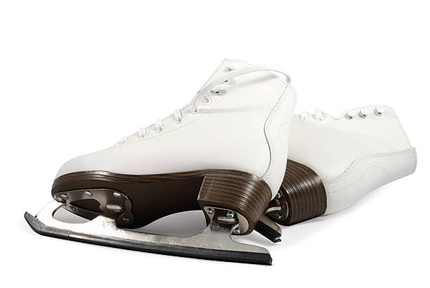 istock Pair Of White Skates 113657252