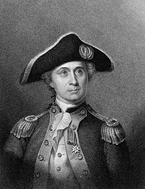 Portrait of John Paul Jones john paul jones stock illustrations