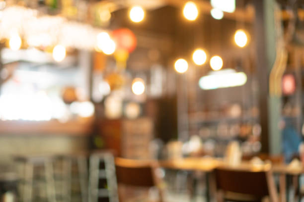 istock Blur coffee and restutant cafe with customers background vintage tone color style. 1136572903