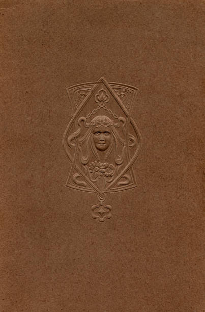 ornate book cover from the late 1800's