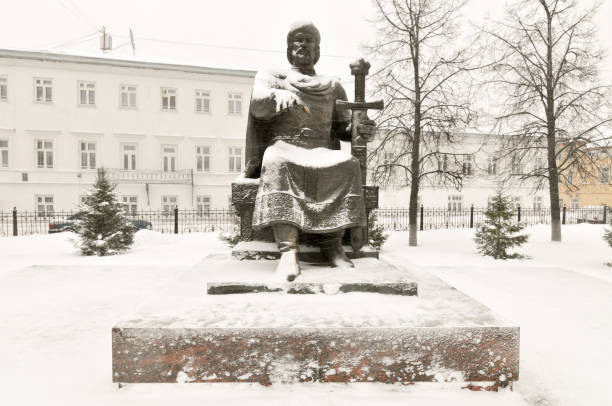 istock Yuri Dolgorukiy Monument - Kostroma, Russia 1136581271